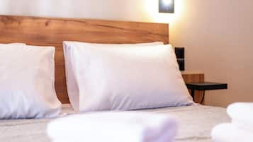 Een strijkplank/strijkijzer, gratis wifi