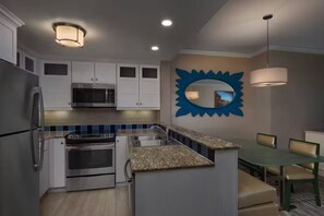 Private kitchen - 2 Bedroom Ocean Side Villa #2 Marriott's OceanWatch -Timeshare- (Myrtle Beach)