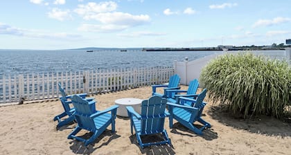 Cozy Beachfront Paradise — Hot Tub, Fire Pit & Views for Days