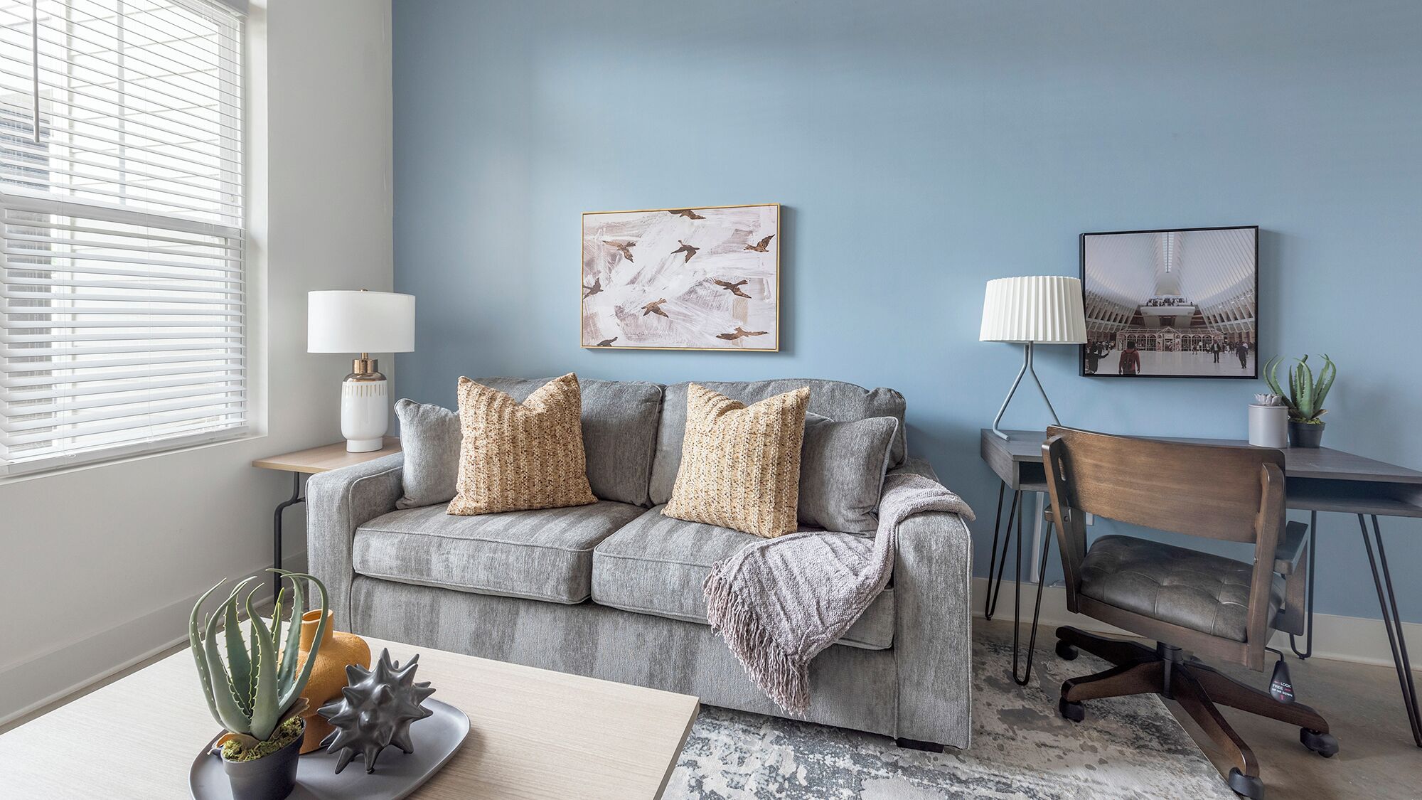 Apartment (2 Bedrooms) | Living area | 50-inch Smart TV with digital channels