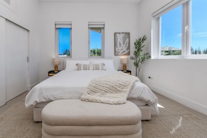 2 bedrooms, iron/ironing board, travel crib, free WiFi
