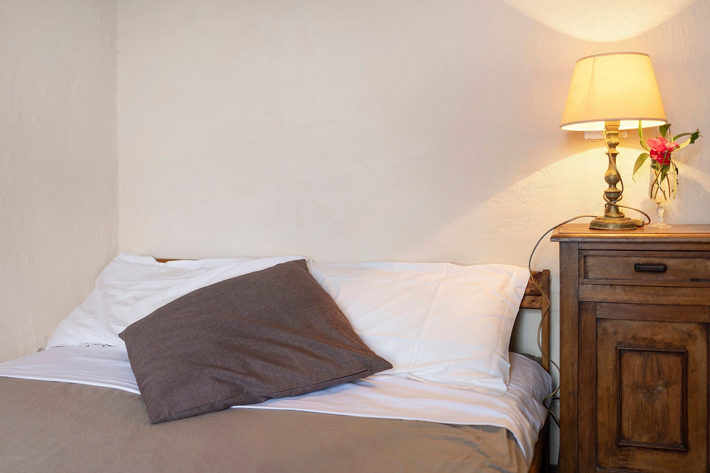 1 soveværelse, sengetøj