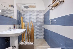 Suihku, hiustenkuivaaja, pyyhkeet