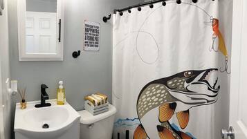 Towels, soap, toilet paper