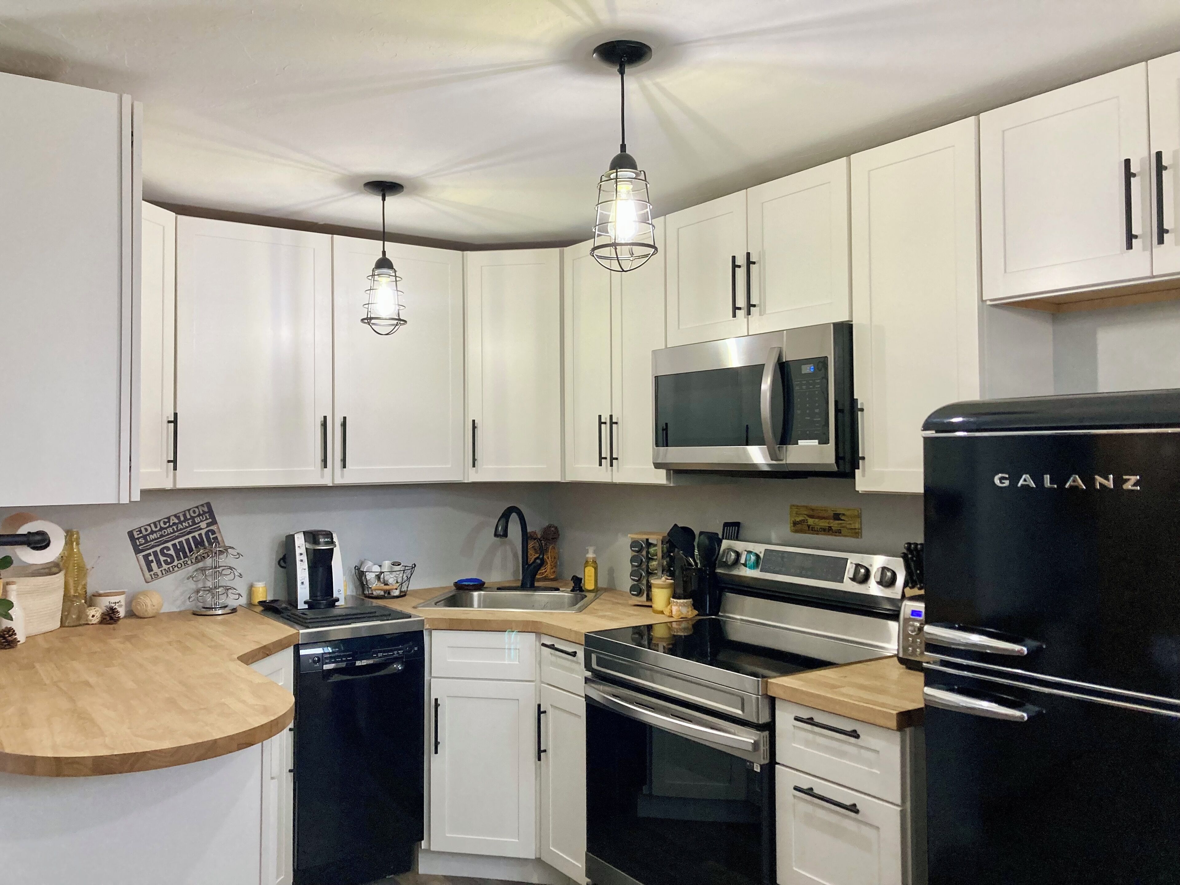 Micro-ondas, fogão, cooktop, lava-louças