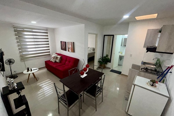 Comfort Apartment | Living area | 42-inch Smart TV with satellite channels