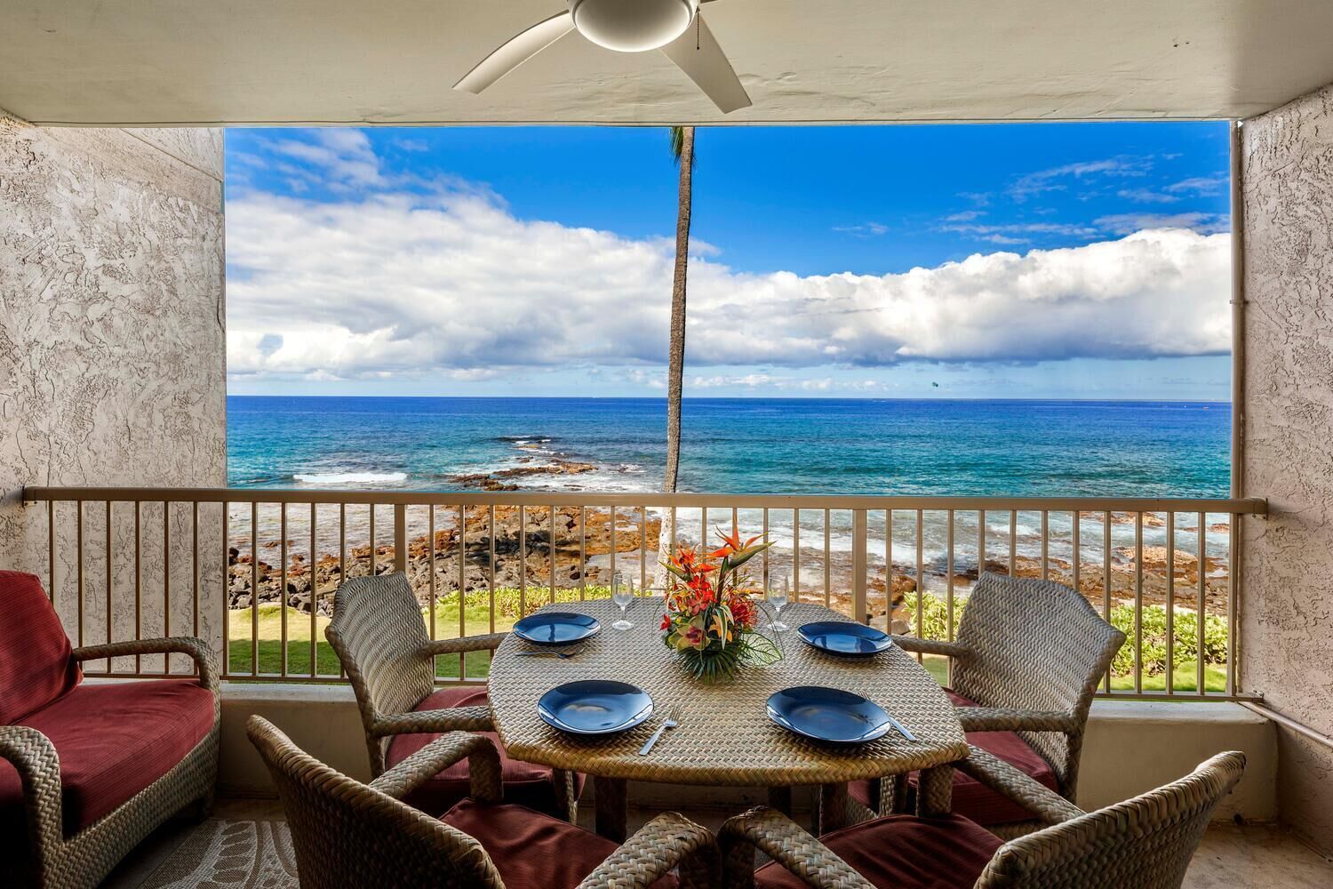 Condo, 1 King Bed, Lanai, Ocean View (Kona Reef A15) | View from room