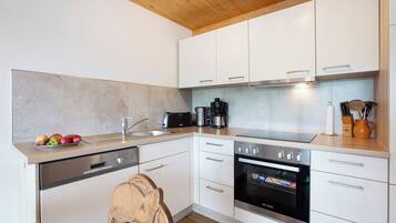 Kühlschrank, Ofen, Herdplatte, Geschirrspüler