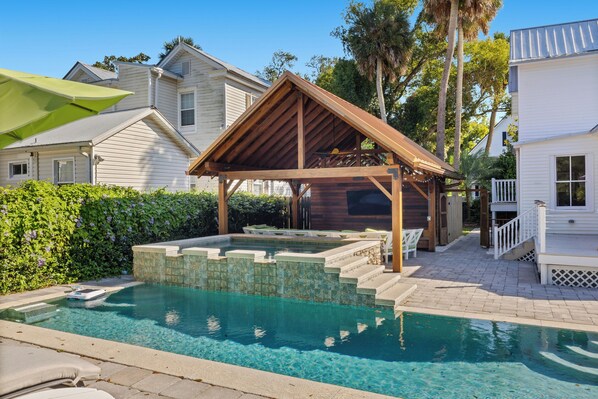 Pool - Cityside Sanctuary: Pool, Game Room, Steps to Town! (St. Augustine)