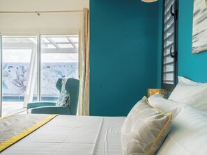 2 bedrooms, iron/ironing board, travel cot, WiFi - Villa ethiny in Le Moule with its sumptuous swimming pool (Le Moule)