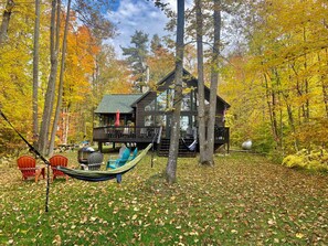 Terrace/patio - The Spud on Potato Lake in Spooner, Wi (Spooner)