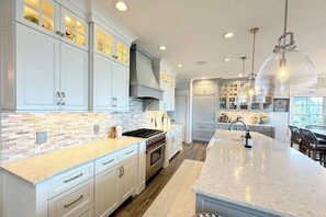 Microwave, oven, stovetop, dishwasher - New private beachfront home on Lake Michigan now booking summer 2026 (Spring Lake)