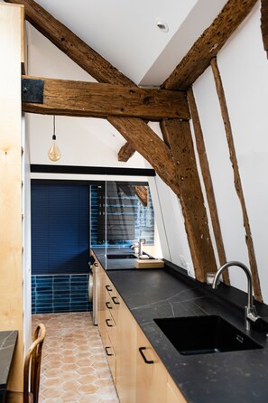 Fridge, oven, dishwasher, coffee/tea maker - Le Saint Claude - Studio dans le Marais (Paris)