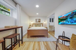 1 habitación, tabla de planchar con plancha, wifi y ropa de cama 