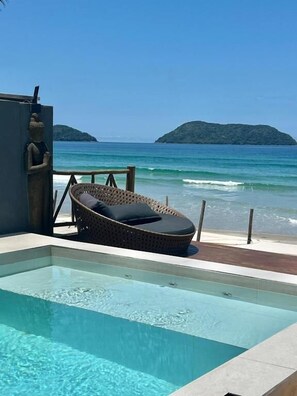 Living area - Pousada Casatua (São Sebastião)