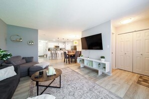 TV, video games, books, offices