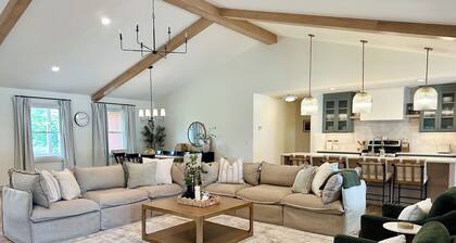 Spacious 5-Bedroom House with Pool and Hot Tub for Families & Groups