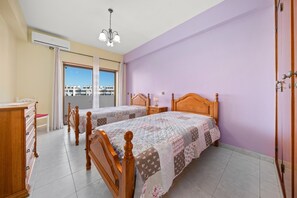 2 室のベッドルーム、WiFi、ベッドシーツ