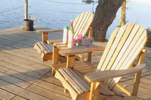 Terrace/patio - Apartment "Near Vannes, Stunning View" with Lake View, Shared Pool & Wi-Fi (THEIX-NOYALO)