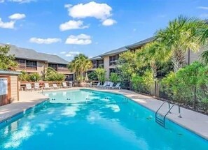A heated pool - Waves & Rays - Stay, Play, and Soak Up the Day! (Horry County)