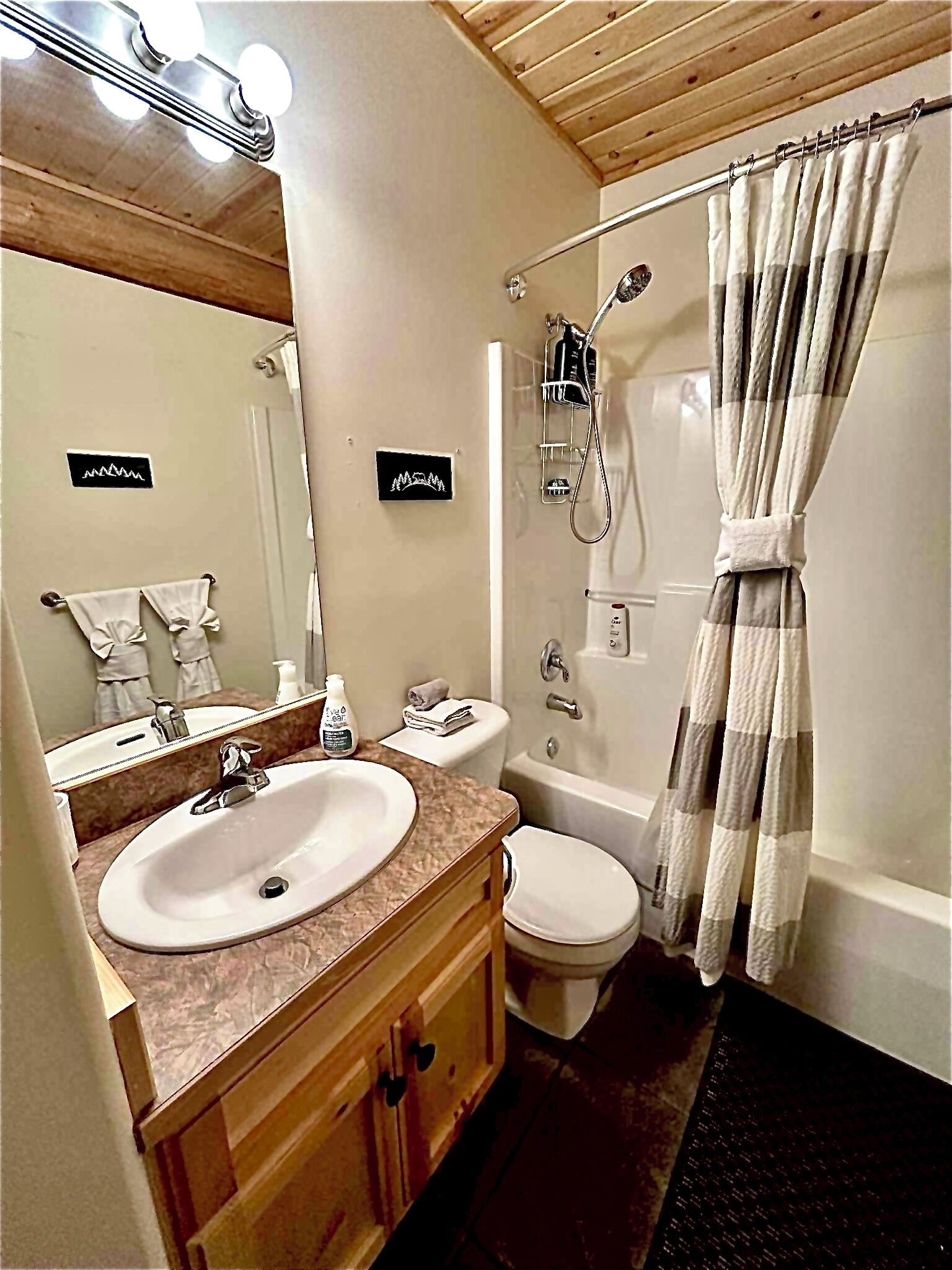 Towels, soap, toilet paper
