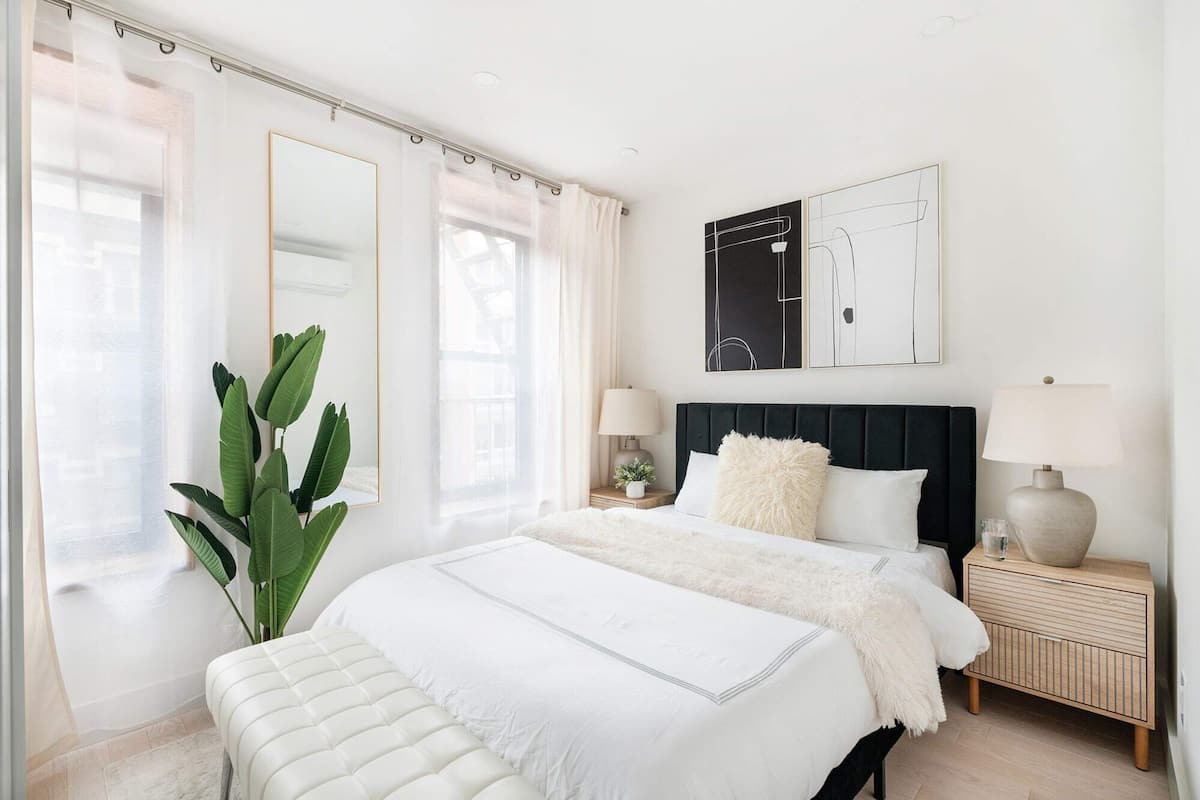 아파트, 침실 2개, 반려동물 동반 가능 | 책상, 노트북 작업 공간, 암막 커튼, 다리미/다리미판