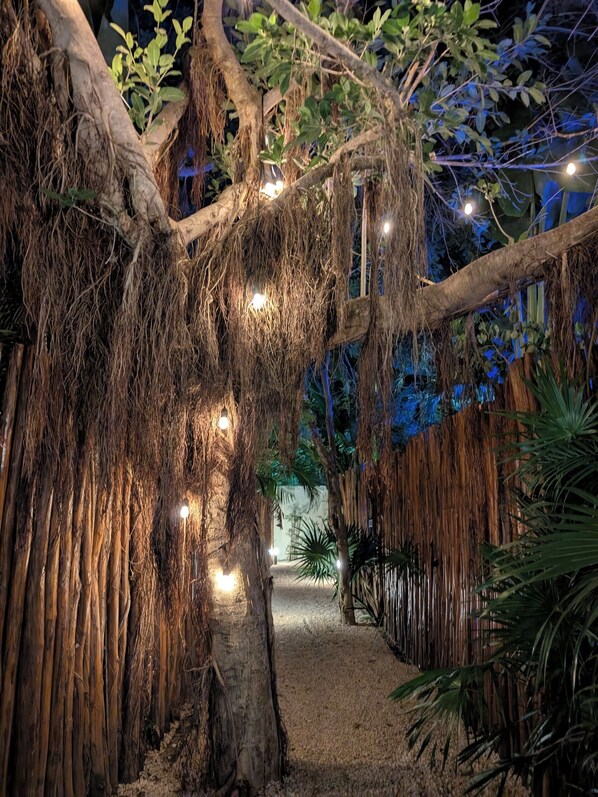 Overnattingsstedets uteområder