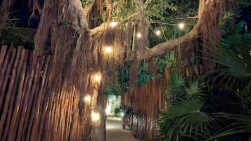 Overnatningsstedets område