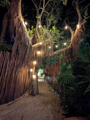 Property grounds - Luxury 4 Bedroom Villa, Private Pool Near to restaurants, cafes, bars & beach! (Tulum)