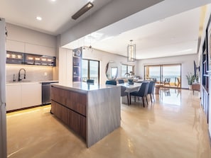 Private kitchen - Luxury 3 Bed 3 Bath Beachfront Condo in Marina Vallarta (Puerto Vallarta)
