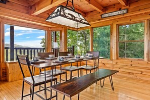 Dining - 3BR w/Incredible Views | Hot Tub + Firepit*Resort (Pigeon Forge)