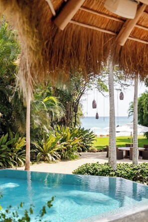 Outdoor pool, a heated pool - Casa Escondida Ranchos: Private 6BR Villa & Pool (Punta Mita)