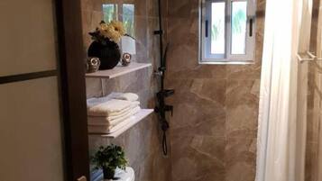 Towels, soap, toilet paper