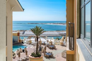 Condo, Multiple Beds (Emerald Grande W421) | Outdoor dining - Emerald Grande W421 (Destin)