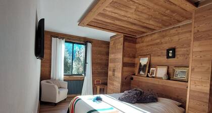 Cosy chalet in the Chamonix valley with exceptional view of the Mont Blanc range
