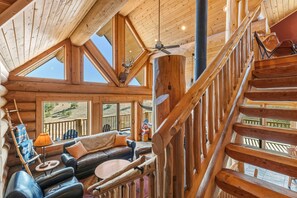 TV, fireplace - 45-Acre Florissant Ranch Cabin & Stable (Florissant)