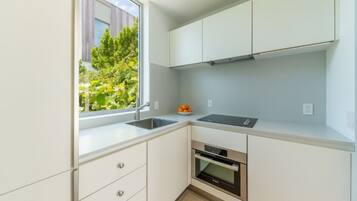 KĂŒhlschrank, Mikrowelle, Ofen, Herdplatte