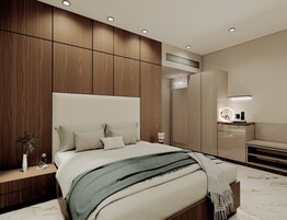 Desk, laptop workspace, blackout drapes, soundproofing