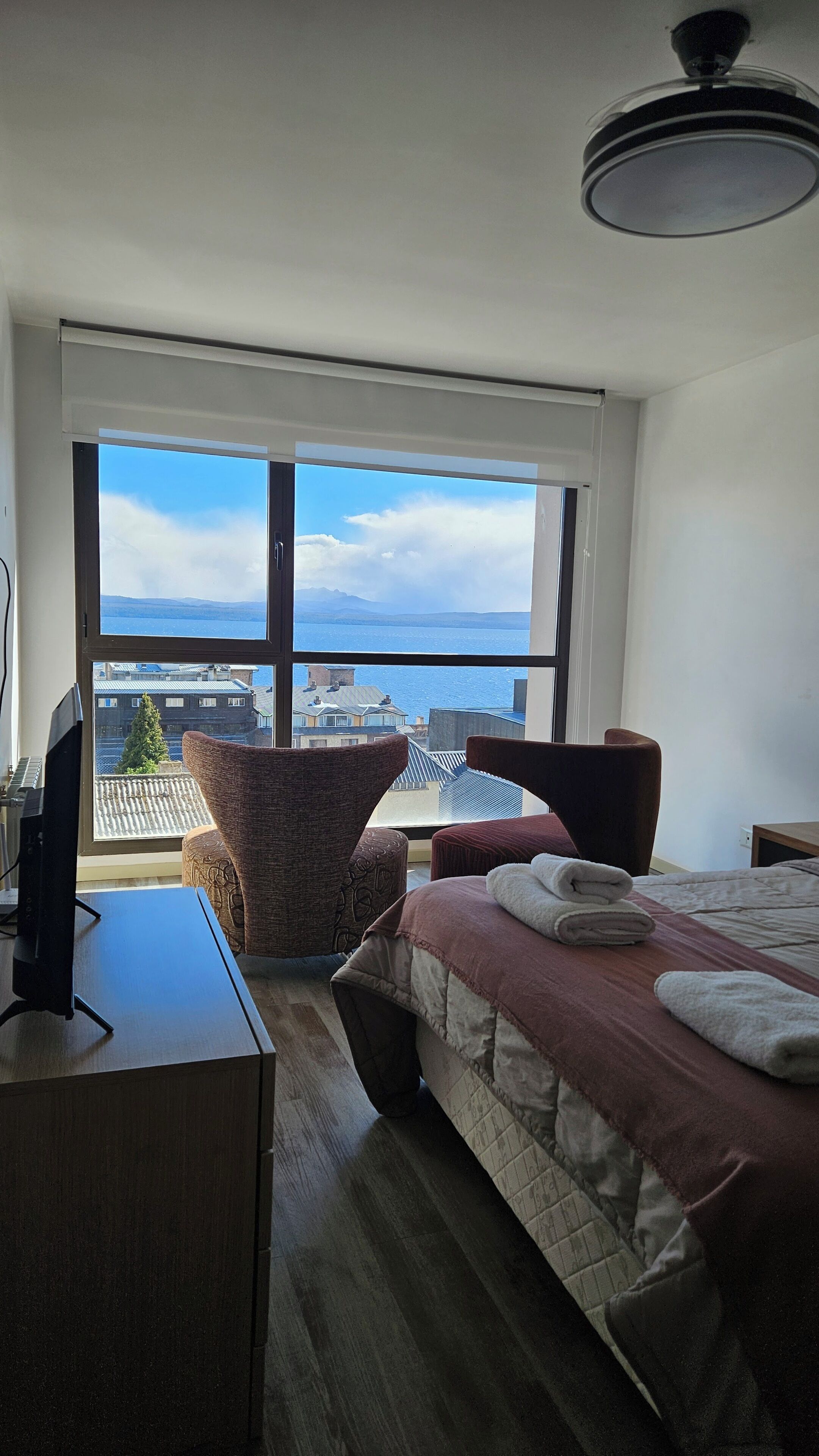 1 غرفة نوم وواي فاي وملاءات أسرّة