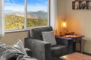 Living area - VIEWS FOR DAYS! - 2-LEVEL DECK not pictured (Bailey)