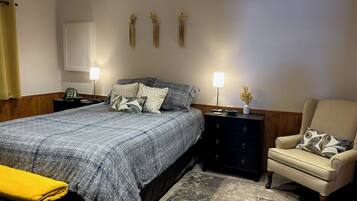 1 bedroom, desk, WiFi, bed sheets