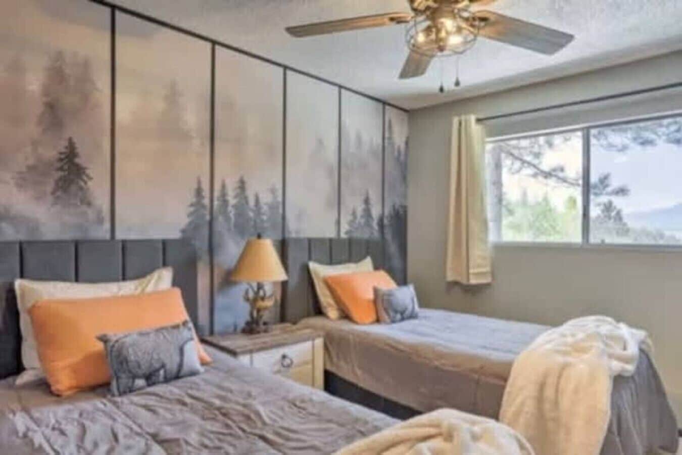 3 habitaciones, tabla de planchar con plancha, cuna de viaje y wifi 