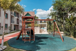 Utendørs lekeområde for barn