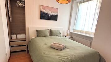 1 chambre, fer et planche Ă  repasser, Wi-Fi, draps fournis