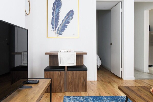 公寓, 2 間臥室, 可攜帶寵物 | 起居區