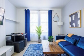 公寓, 2 間臥室, 可攜帶寵物 | 起居區