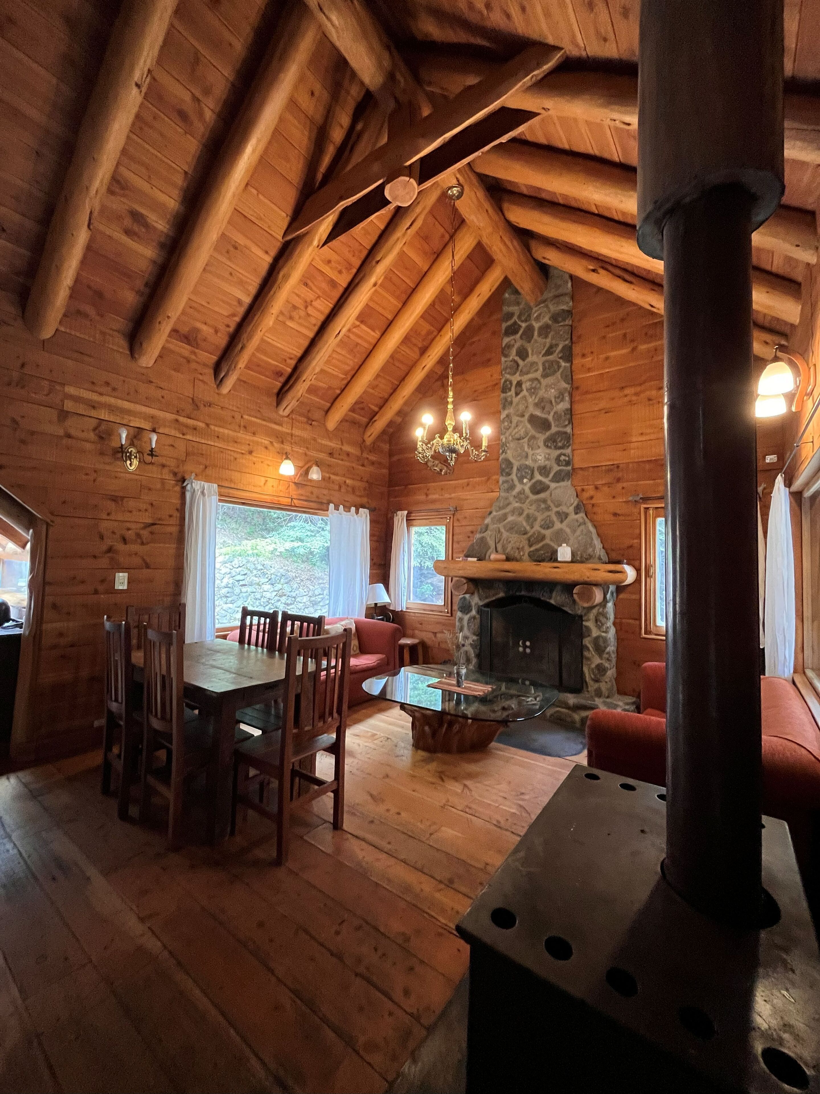 Cabaña | Área de sala de estar