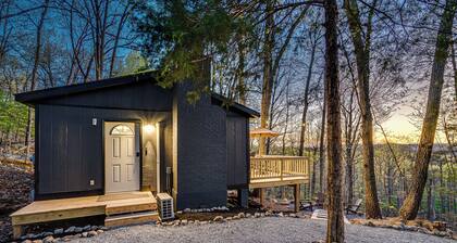 Modern Cabin w/ King Bed, View, Hot Tub, Fire Pit