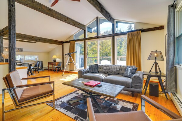 TV, fireplace, video games, books