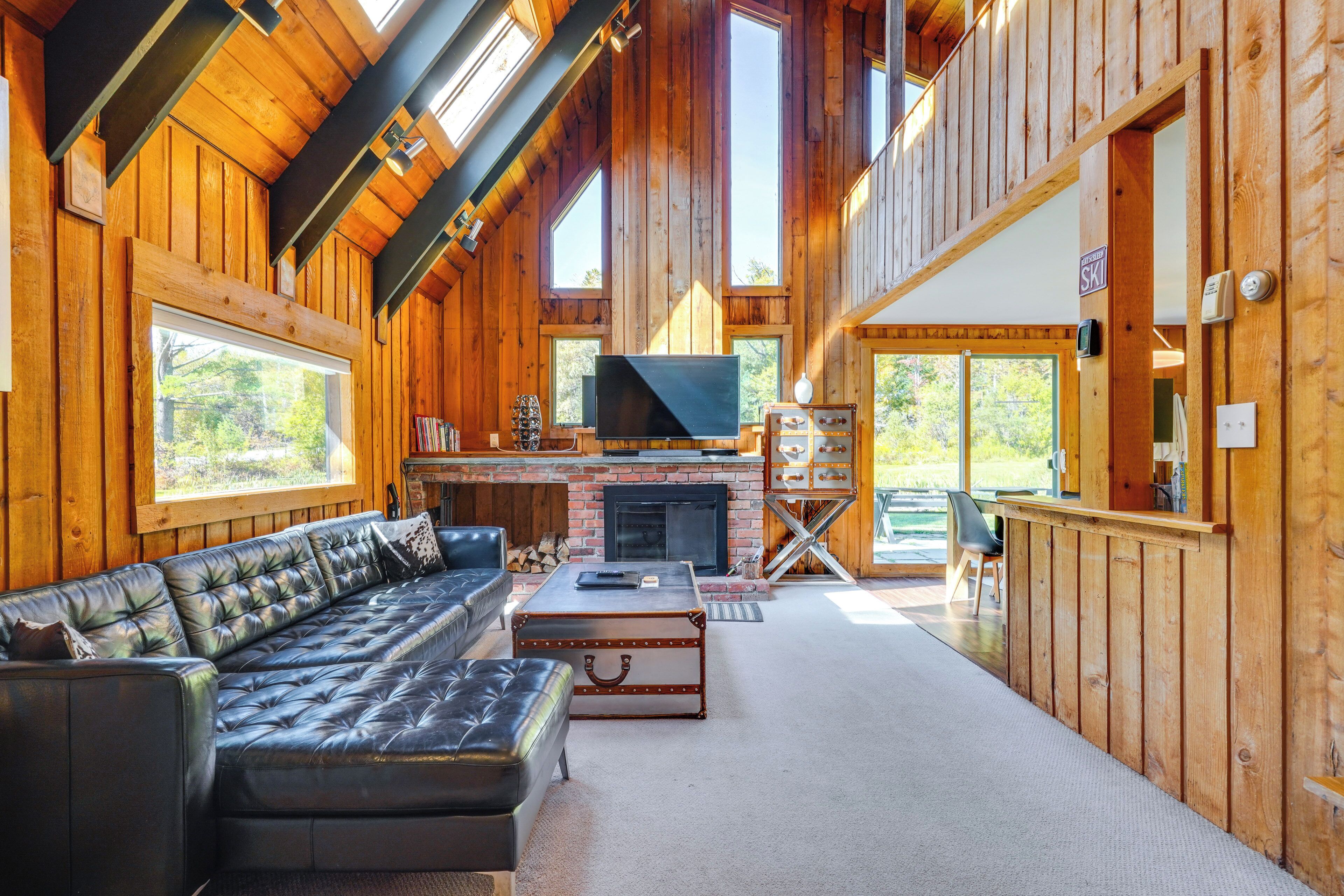 TV, fireplace, video games, books